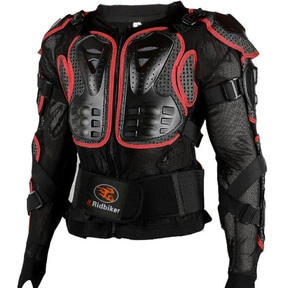 Ridbiker Full Body Armor Protector Removable Racing Jacket Motocross‎ Size 3XL - Picture 1 of 9